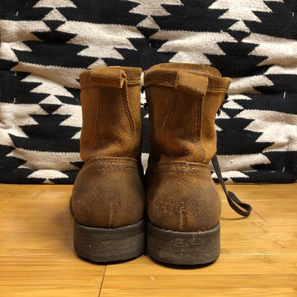 Aldo sz 7 (Womens 9) Brown Vintage Rustic Style Jump Boots Toe Cap Indiana Jones - Picture 3 of 9